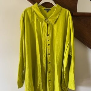 Universal Standard Bright Melon Green High Low Tunic